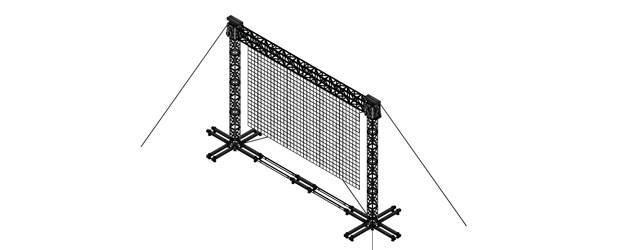 S21-H15-L12.000 - Per Schermi molto pesanti fino a 12.000kg