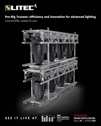 LITEC Pre-Rig Trusses: efficienza e innovazione per il lighting evoluto