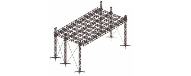 Copertura monofalda FL76 17x13m