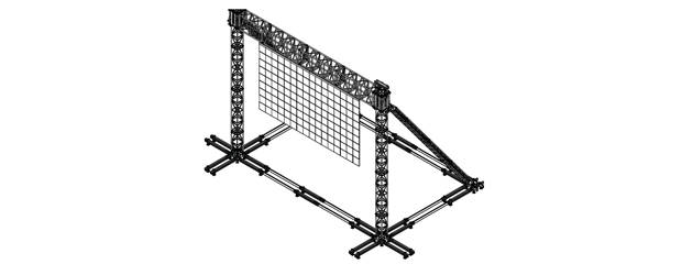 S11-H9-L6.000 - Portale adatto per carichi fino a 6.000kg