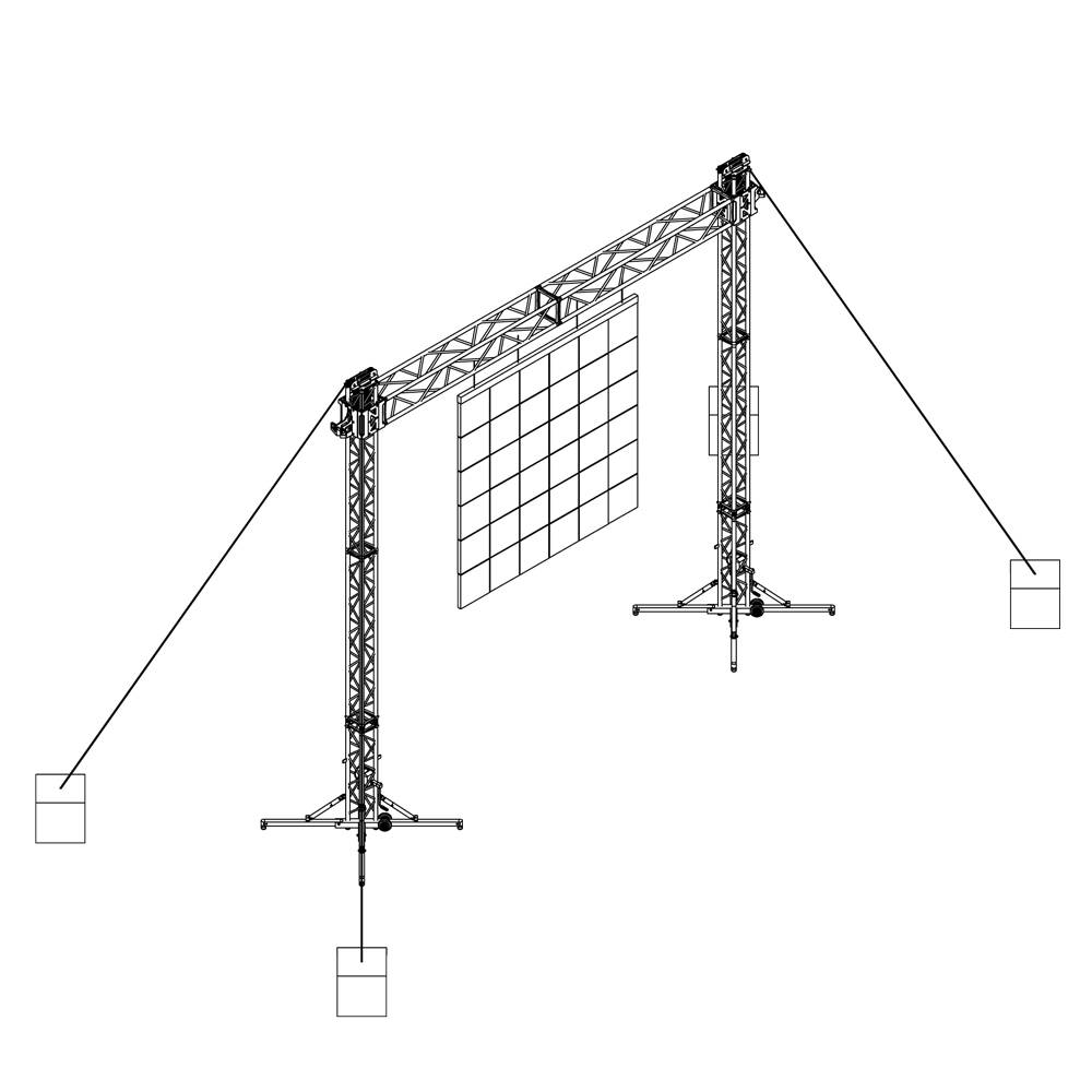 S6-H6-L1.300 - Campata di 6m con carico fino a 1.300kg