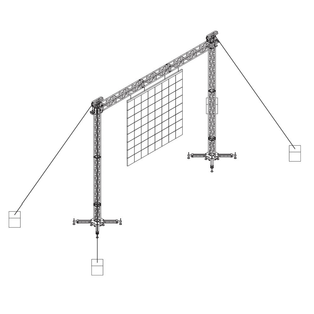 S8-H7-L1.800 - Portale adatto a carichi fino a 1800kg